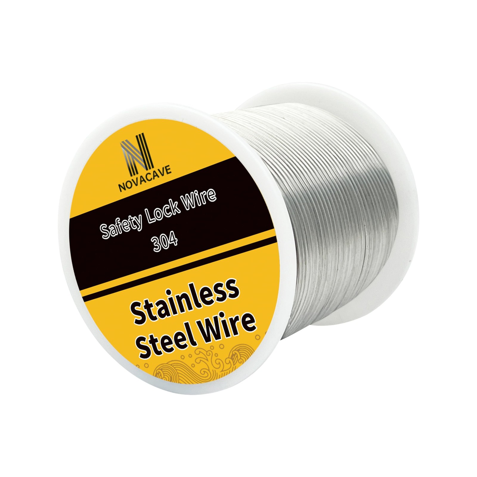 304 Stainless Steel Wire 1lb Spool, 16 Gauge Wire for Jewelry Making (Dia 1.3…