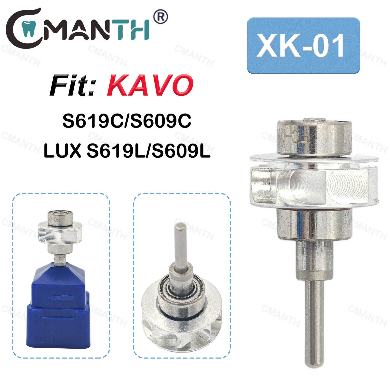 Dental Handpiece Cartridge Air Rotor Fit KAVO S619C/S609C /S619L/S609L Products