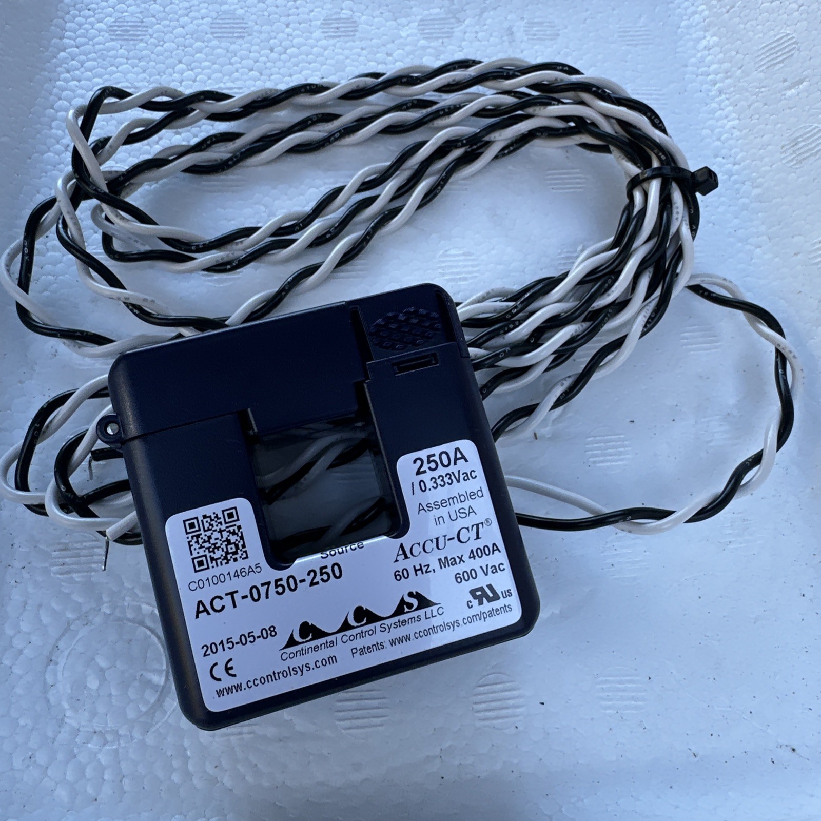 Accu-CT ACTL 0750-250 250 Amp Split-Core Current Transformer