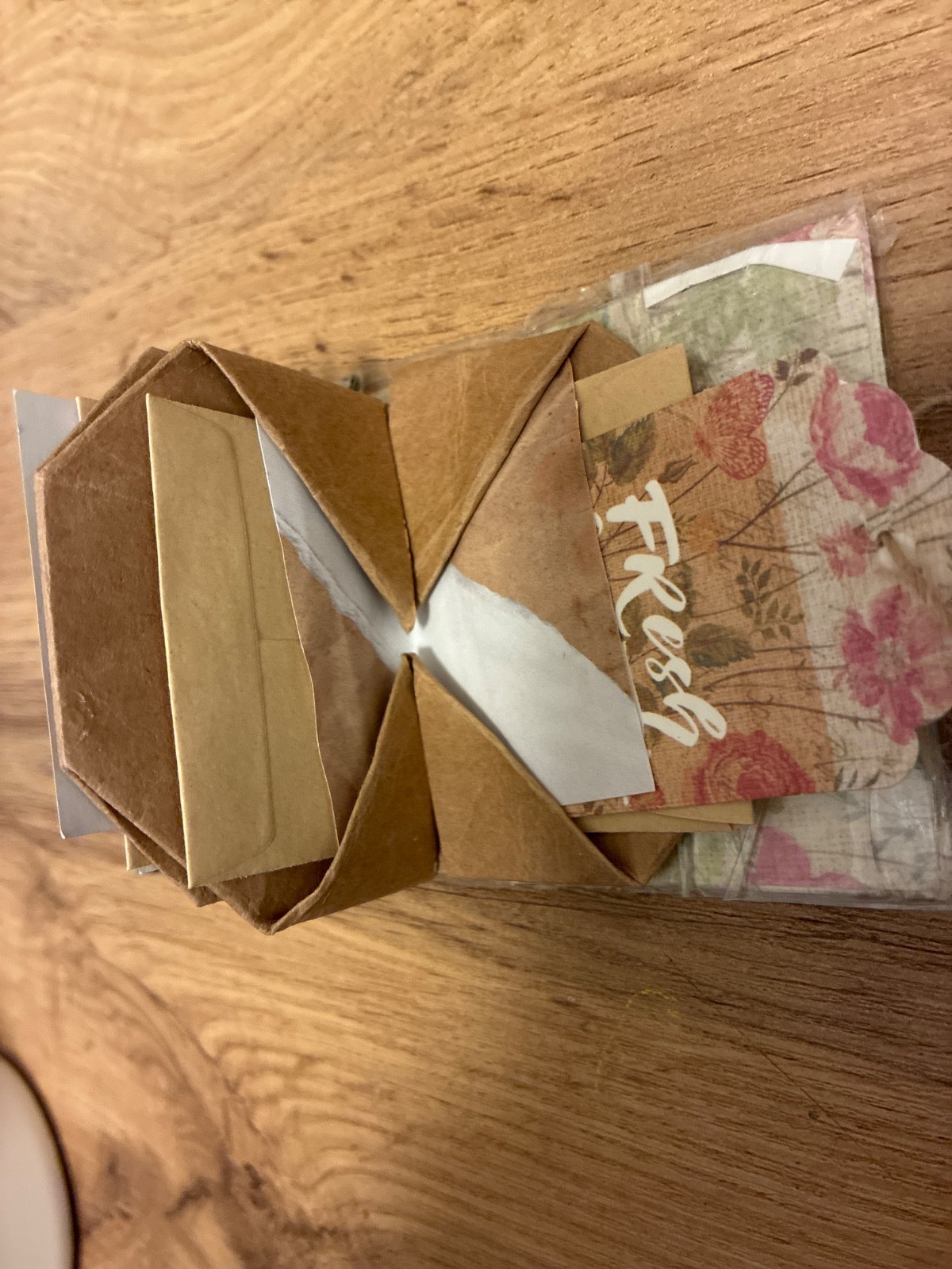 Handmade Junk Journal blizzard book