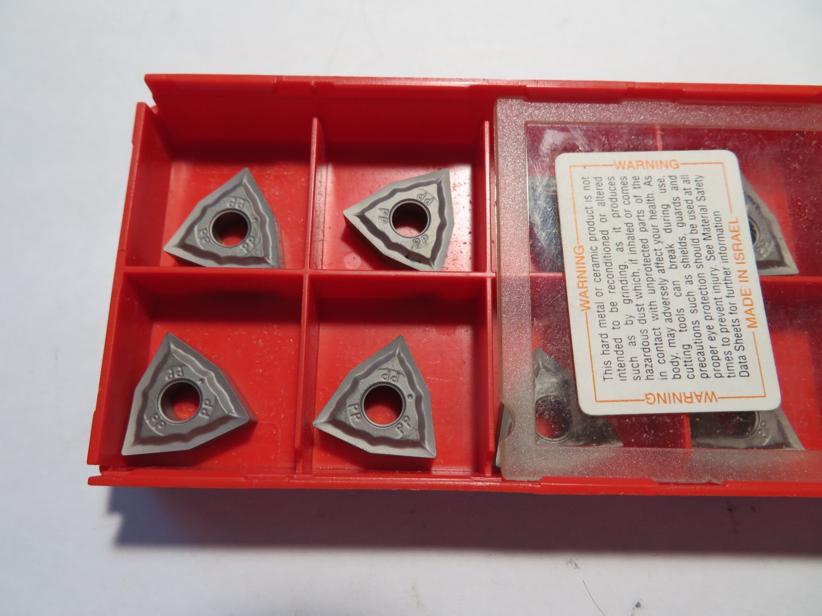 10 pcs DURACARB WNMG 431-58 / 080404-58 Grade DC210 Carbide Inserts ISRAEL