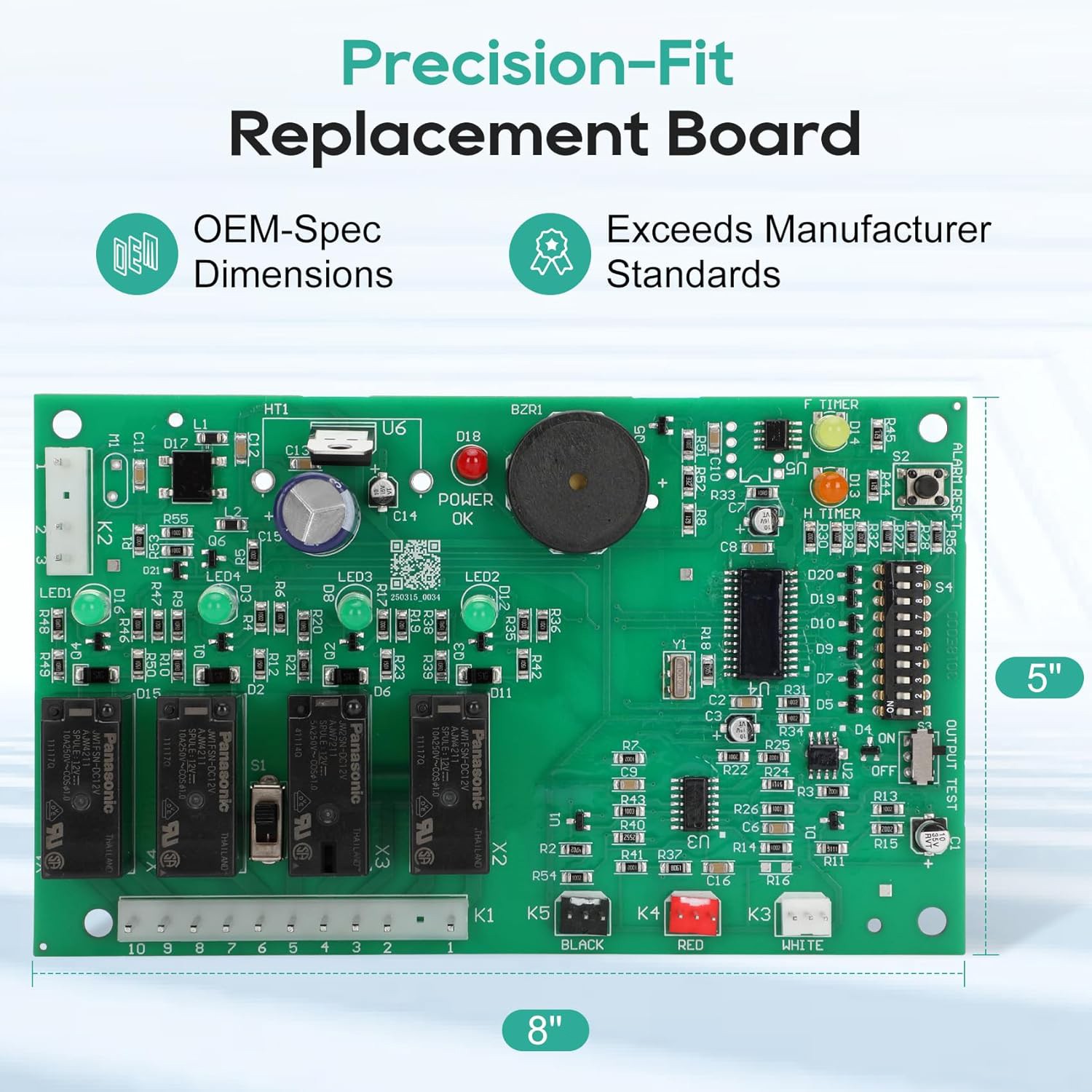 Control Board Replacement for Hoshizaki Ice Machine Fits #2A1410-01 2A1410-02
