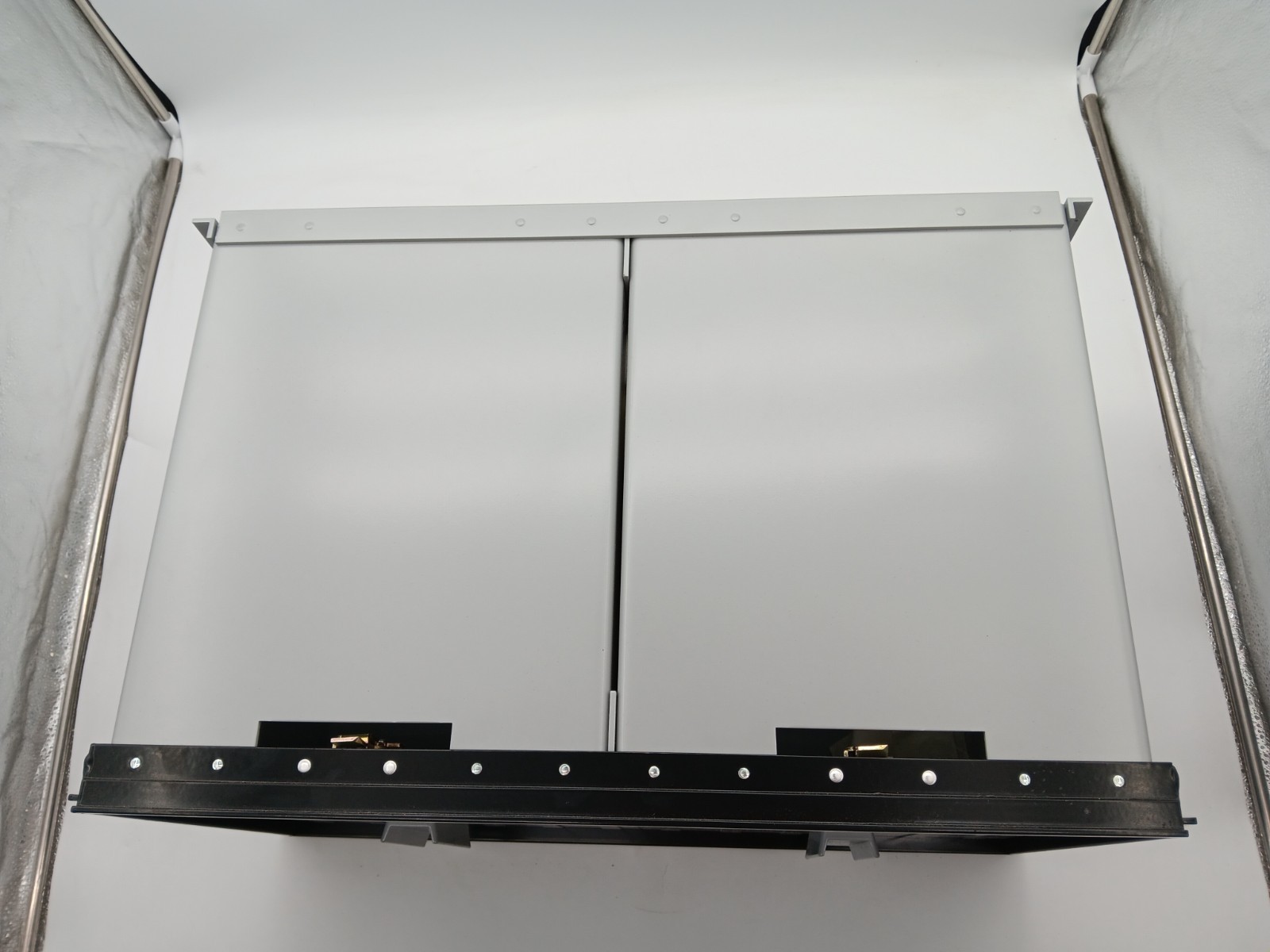 NEW 2025 USPS PSIN 2904 Aluminum 2-Drawer Lock Box Unit w/ Heavy Brass Keys