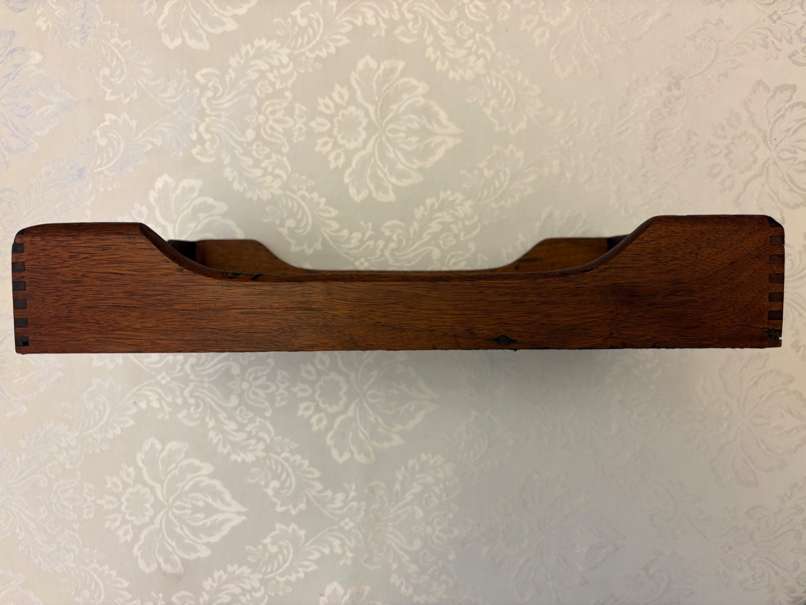 Vintage Walnut Wood Legal Size Paper Tray 15.25″ x 10.25″