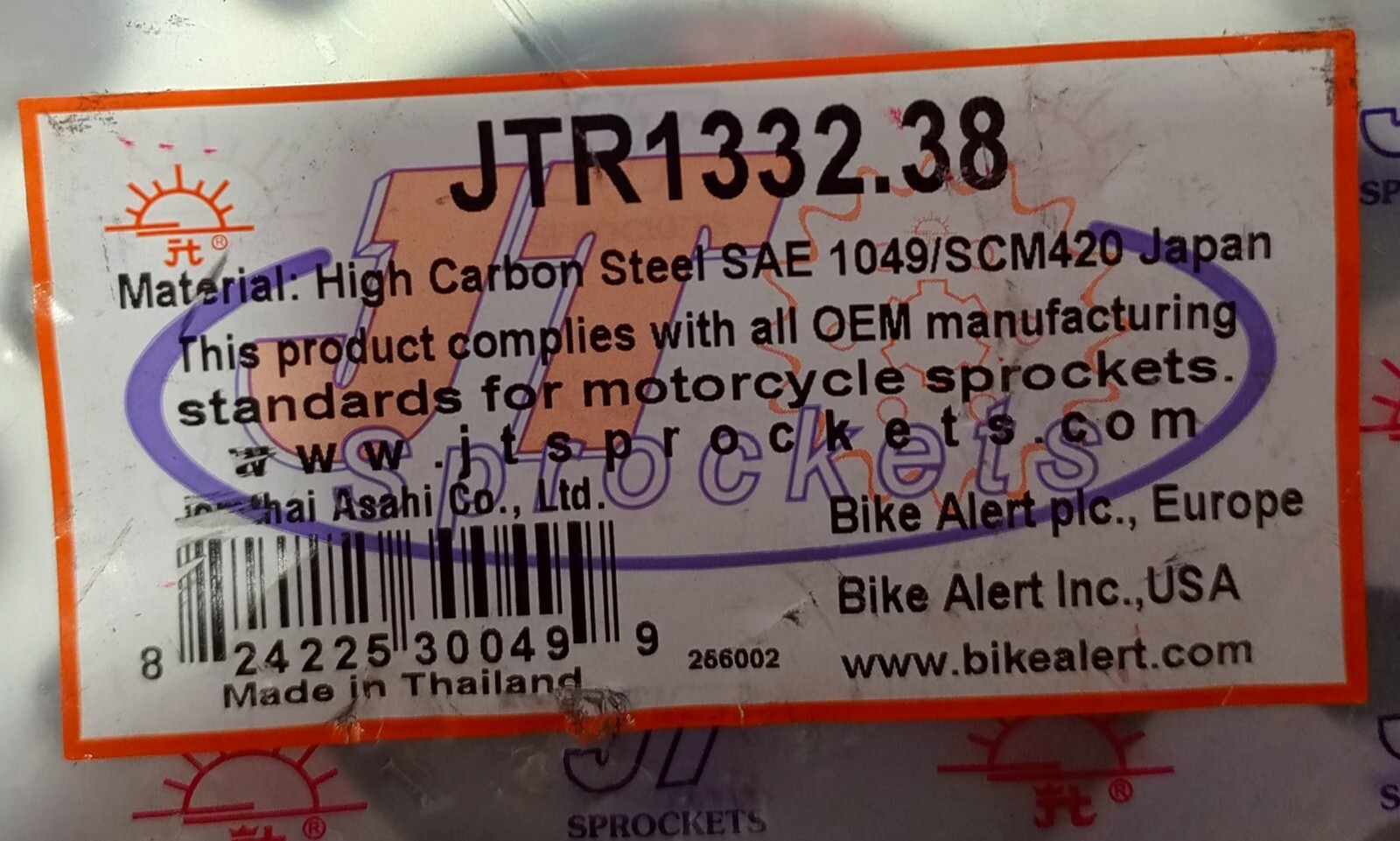 Lot Of 2 JTR1332.38 High Carbon Steel