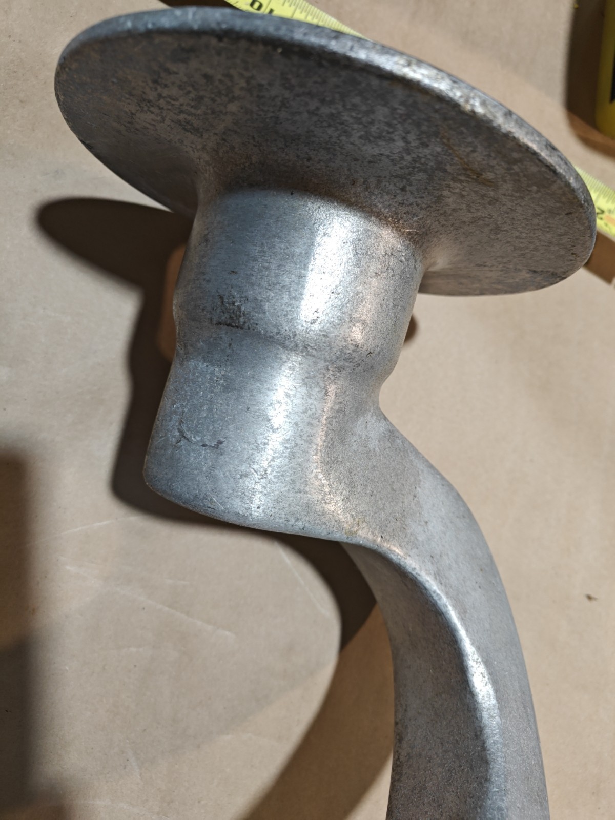 Hobart VMLH60ED2 60 Qt. EDDOUGH-ALU060 Aluminum «ED2» Dough Hook