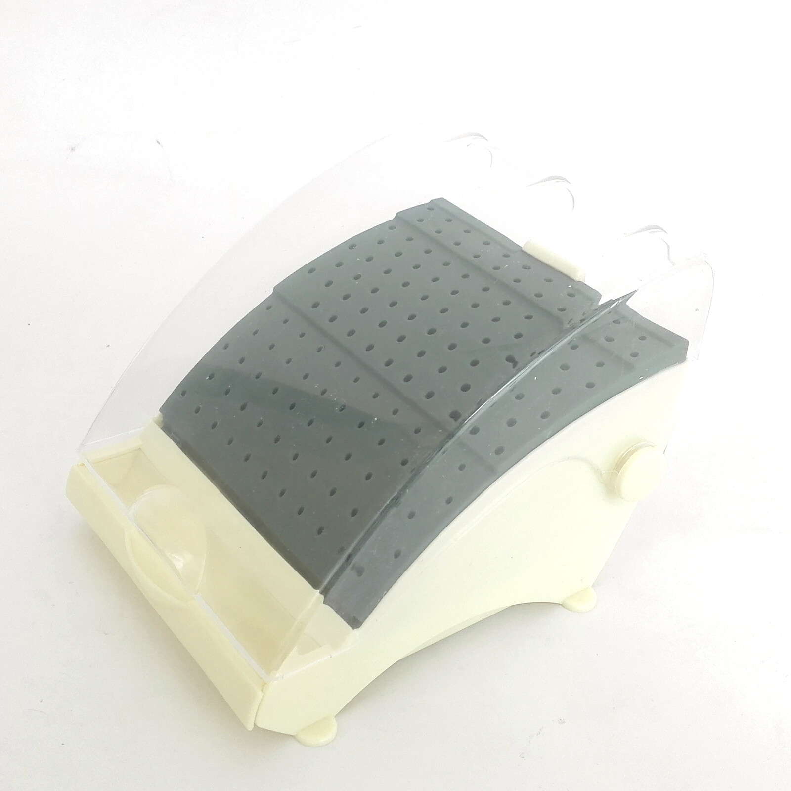 142 Holes Dental Bur Holder Disinfection Box, Bur Block Organizer with Cover,Den