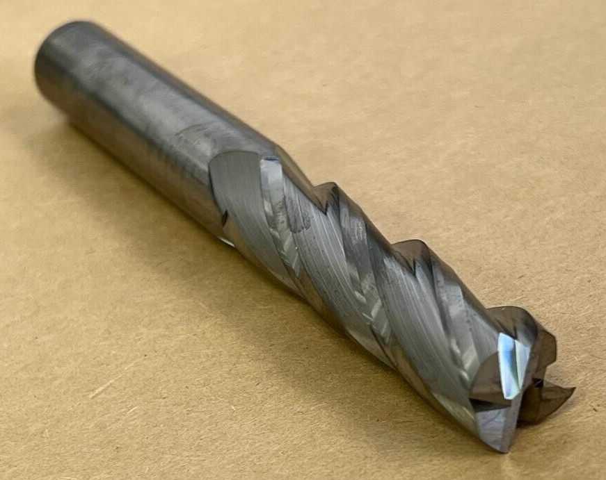 YG1 08595 4F 5/8 5/8X5/8X2-1/4X5″ LONG 4 FLUTE CARBIDE END MILL KOREA