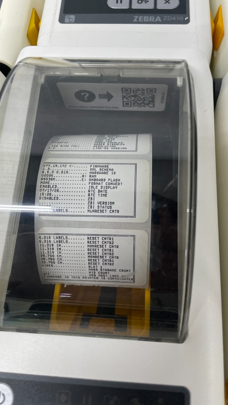 Lot of 31* Zebra ZD410 Thermal Label Printer Ethernet Bluetooth ZD41H22-D01E00EZ