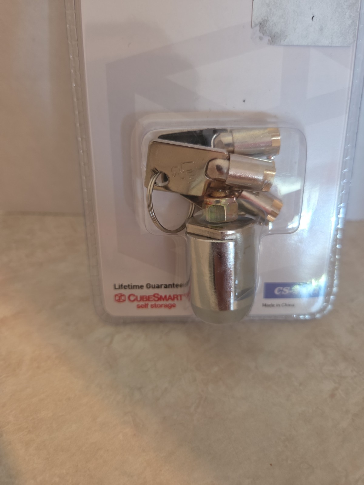 Cube Smart Long Mill Cylinder Lock For Self Storage CS-2401 Comes With 3 Keys
