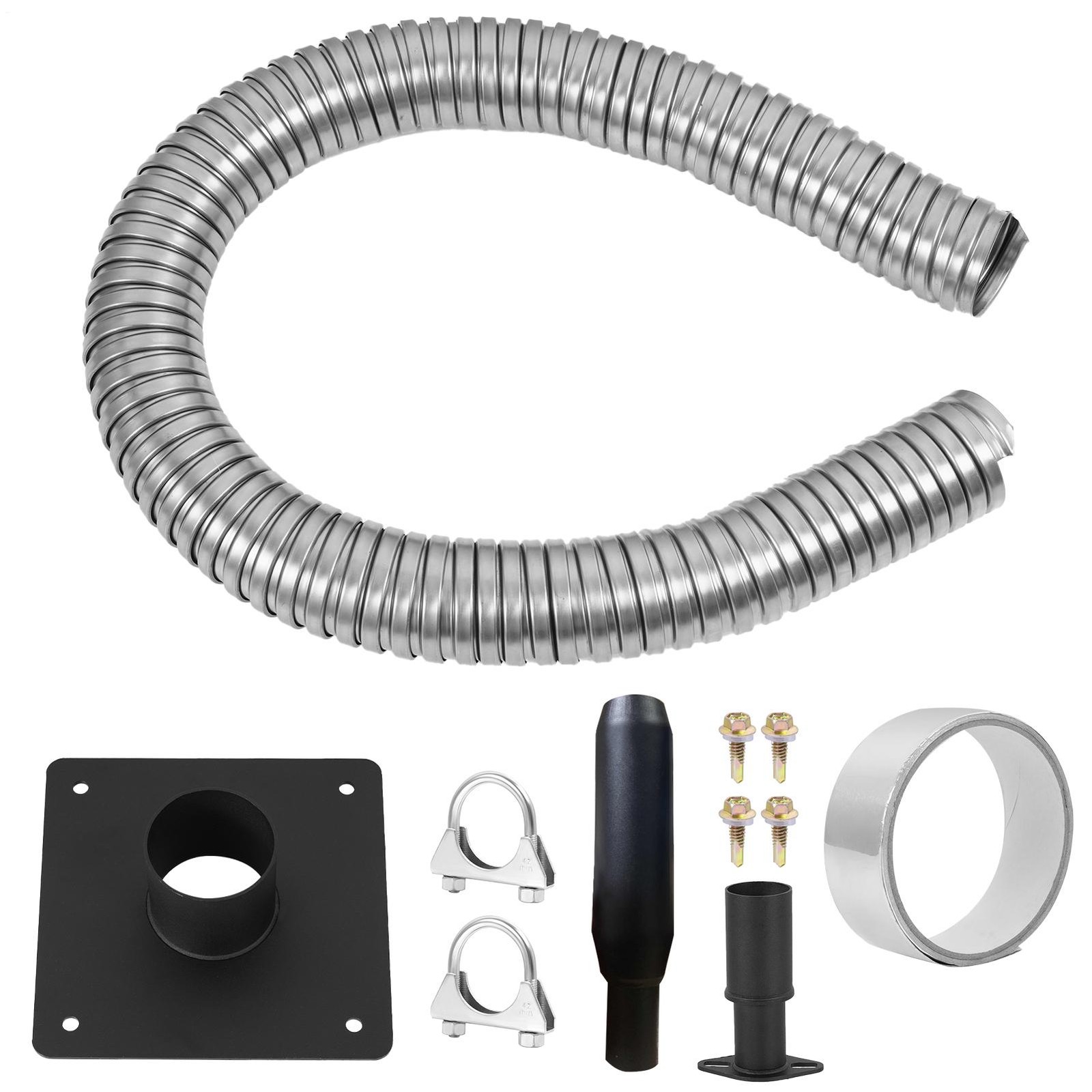 New Generator Exhaust Extension Muffler w/Wall Mounting Kit – Universal Fit US-