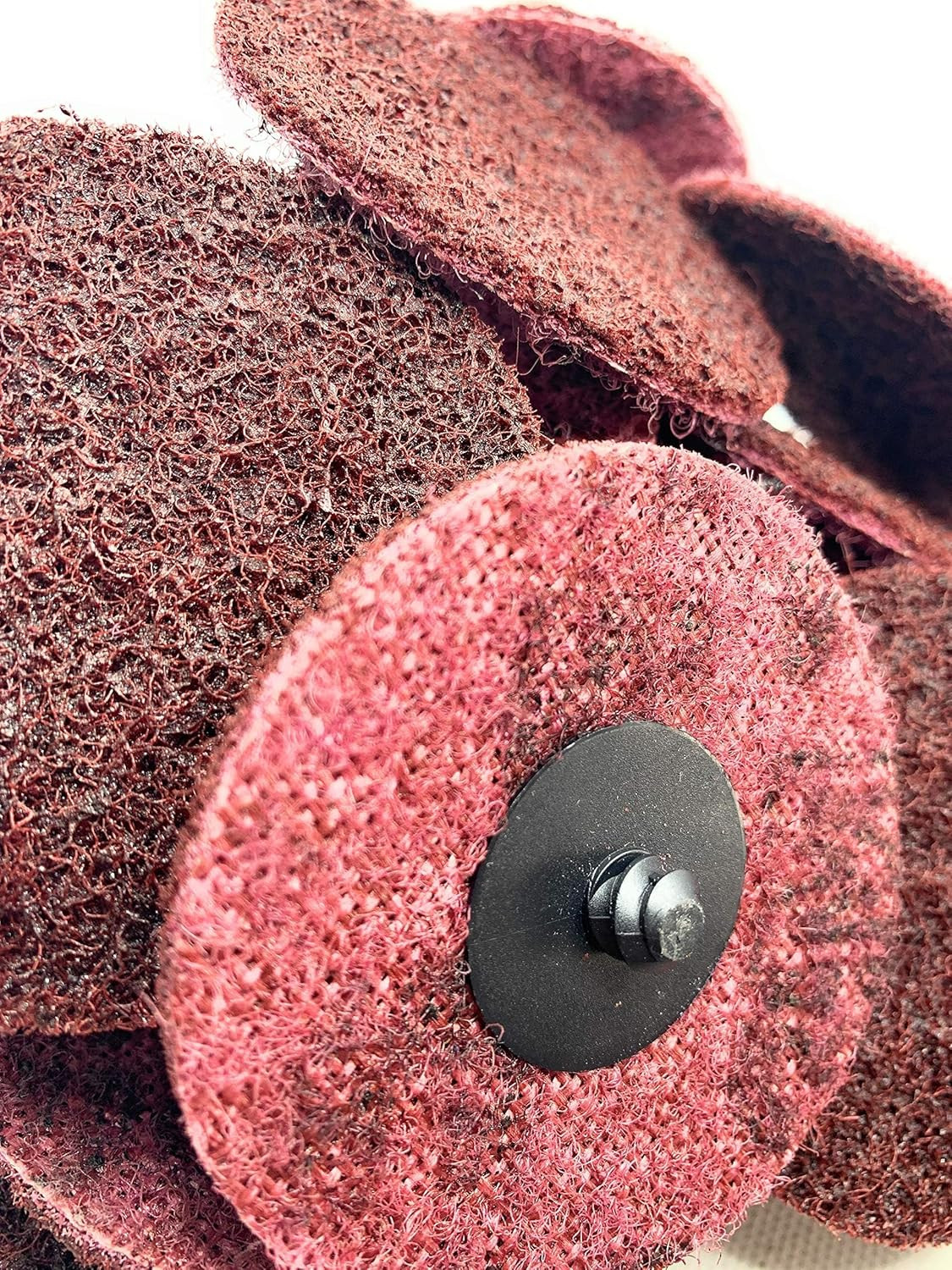 SIGNI 25pcs 3 inch Medium Abrasive Non Woven Nylon Quick Change Surface Conditio