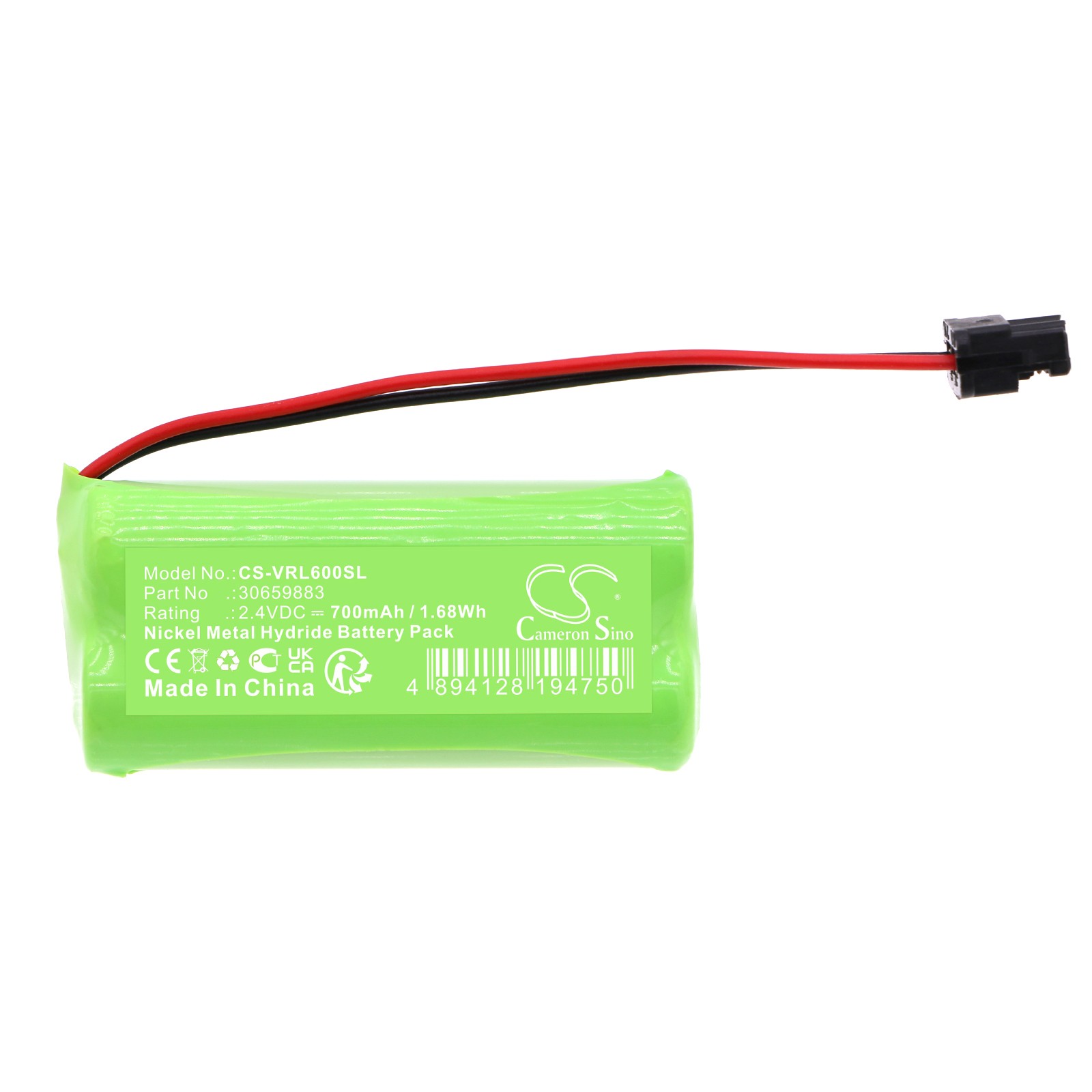 Battery for VOLVO FOMOCO Alarm Siren,S60 2008-2018,S80. XC60 2008-2018,30659412