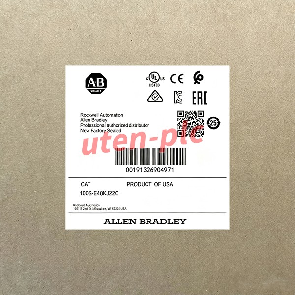 New 100S-E40KJ22C Safety Contactor AB Spot Goods 100SE40KJ22C HT