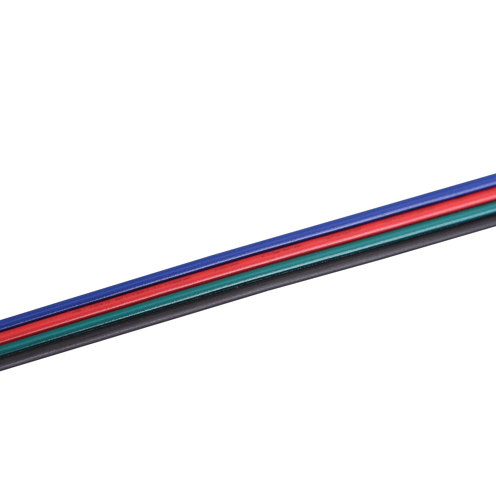 100ft30.5m 22 Awg 4pin Rgb Wire Extension Cable With Spool Led Lights Wires St