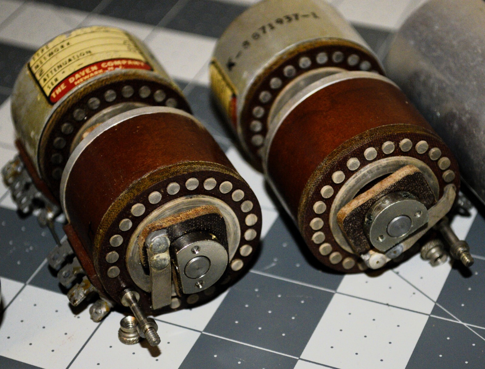 Pair Vintage Daven Model RC-141-2 K-8871937-1 Attenuators