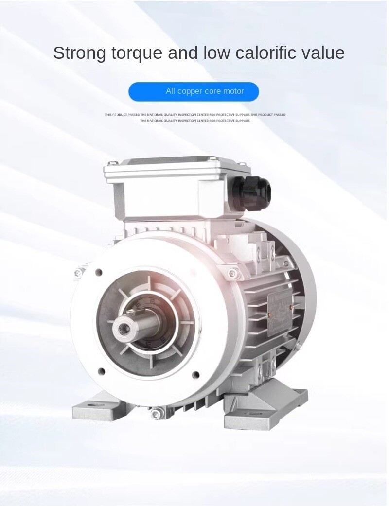 Three-phase Step Electric Motor Aluminium Shell Motor 380V Copper 1400rpm 0.37w