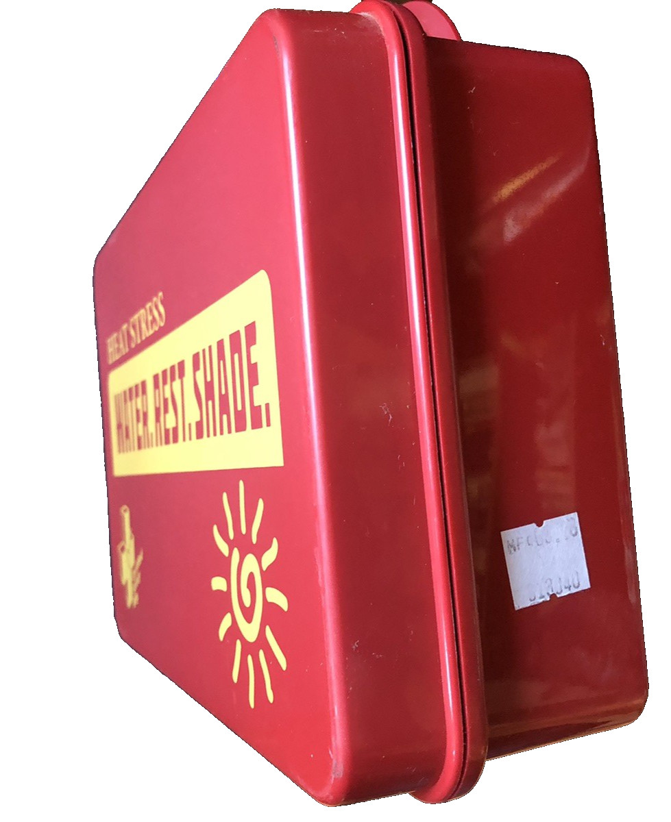 First Aid Heat Stress 10 x 7 x 3 Multi- Person Plastic Case Contractor Kit Red