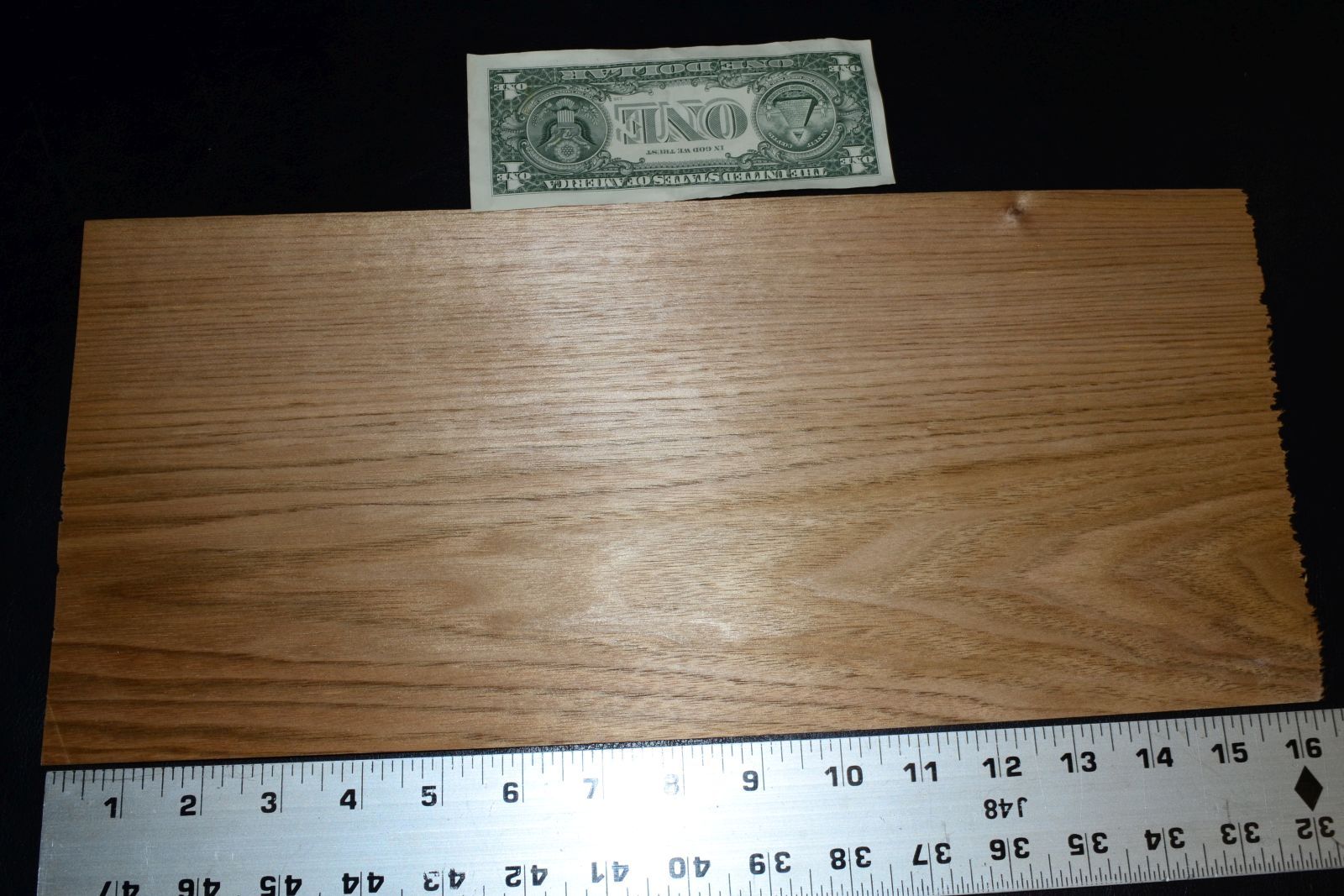 Butternut Raw Wood Veneer Sheet 7 x 16 inches 1/42nd 7772-34