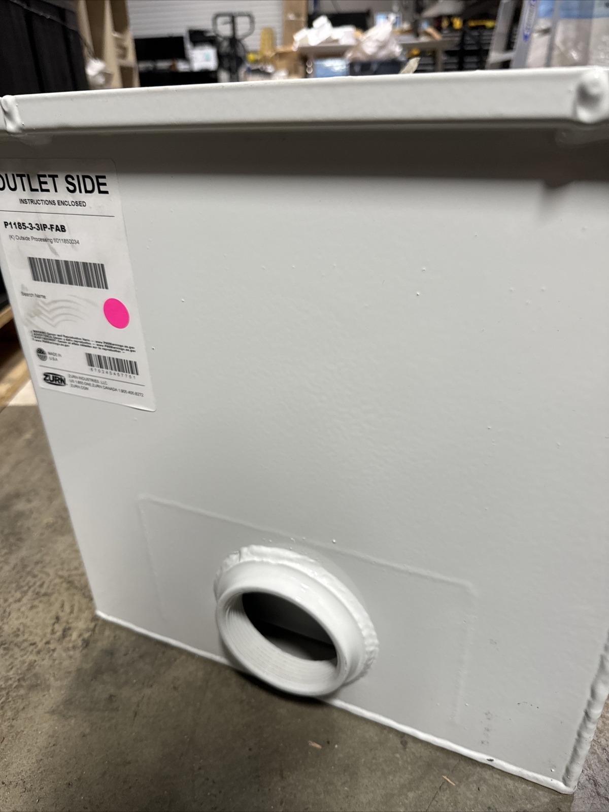 New Zurn Z1185-3-3IP-FAB Oil Interceptor, P1185-3-3IP