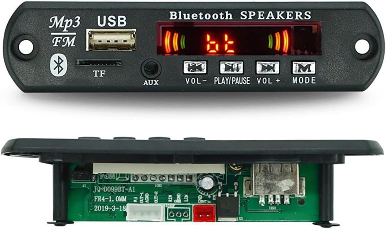 Digital WAV & MP3 Lossless Decoder Board with FM Radio & USB for Audio Projects