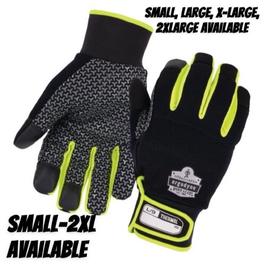 ProFlex 850 Insulated Freezer Touchscreen Work Glove – Small, Large, 2XL
