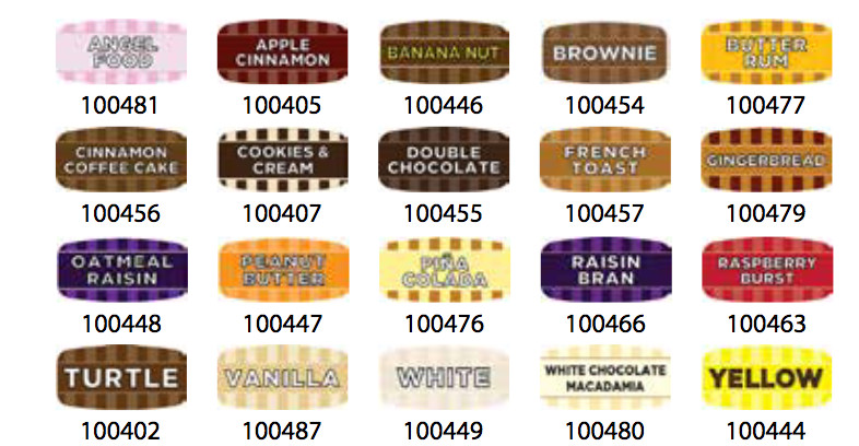 PICK YOUR Bakery Store Labels Stickers 1000 each per roll SEE LIST BELOW