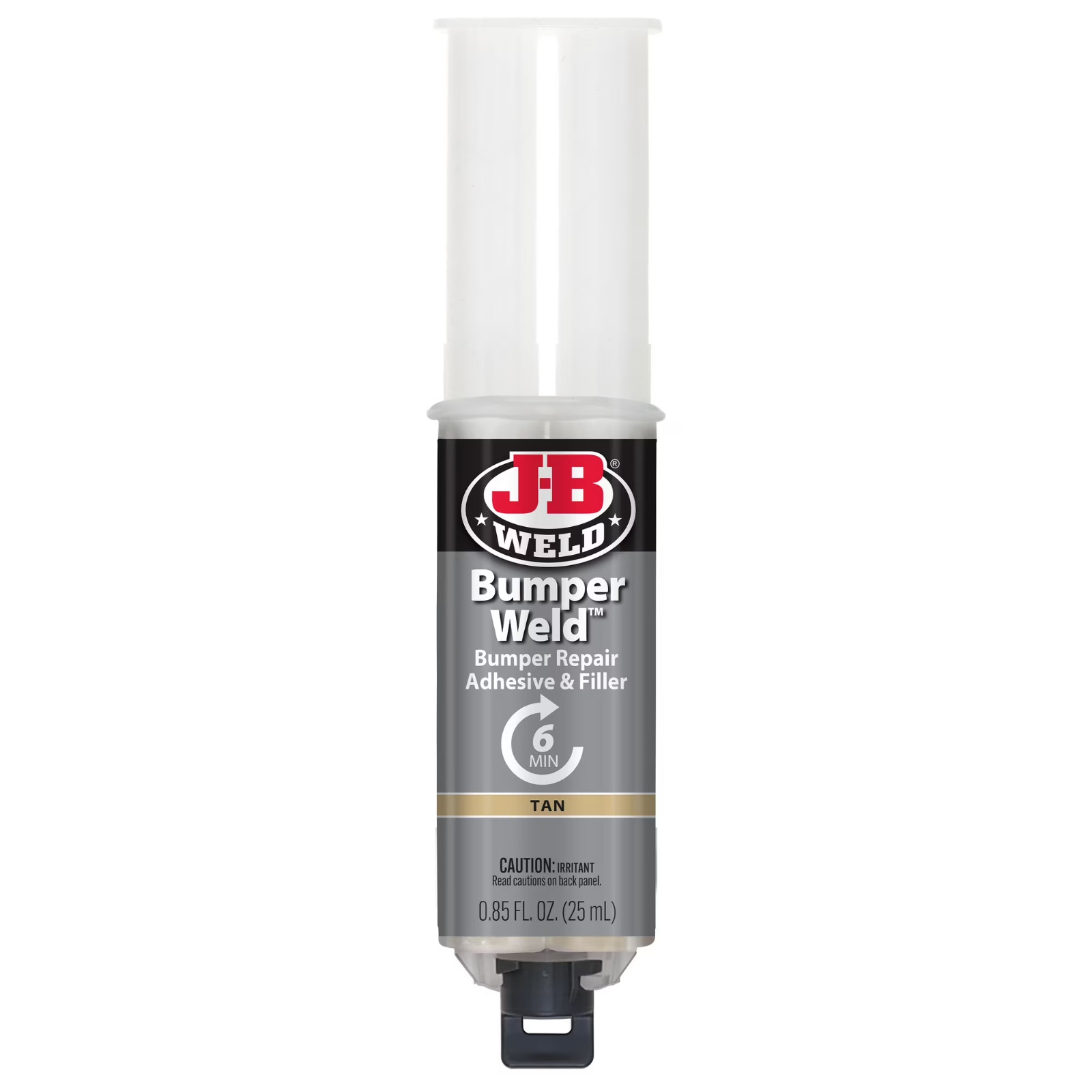 J-B Weld Bumper Weld Syringe Epoxy Adhesive, 25 ml