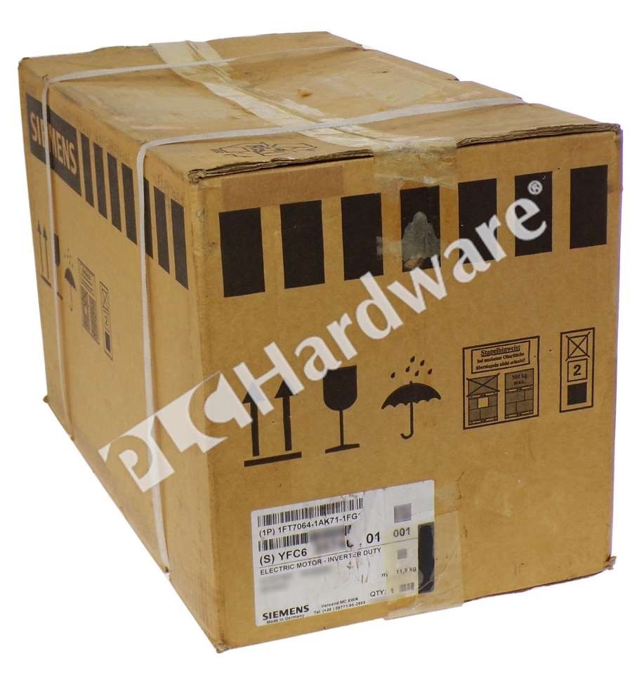 Surplus Sealed Siemens 1FT7064-1AK71-1FG1 1FT7 064-1AK71-1FG1 2.59kW Motor Read
