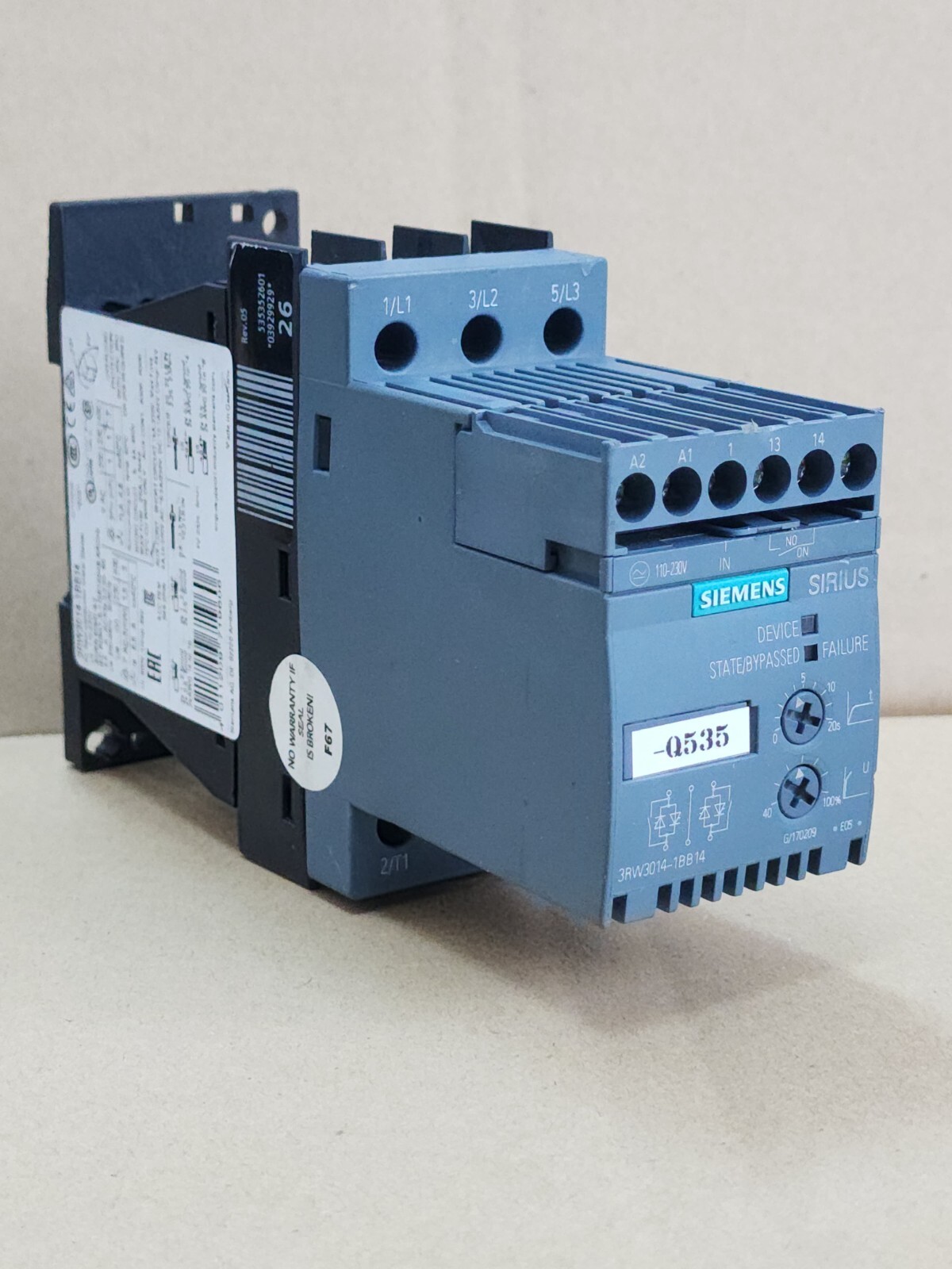 3RW3014-BB14 SIEMENS SIRIUS SOFT STARTER 3RW3014-BB14