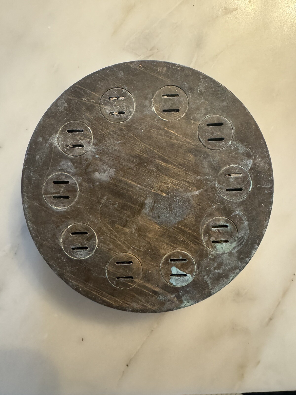 Pasta Die 3.5 (88.9￼ millimeters) Front 3.75 (95 Millimeters) Back 🍝