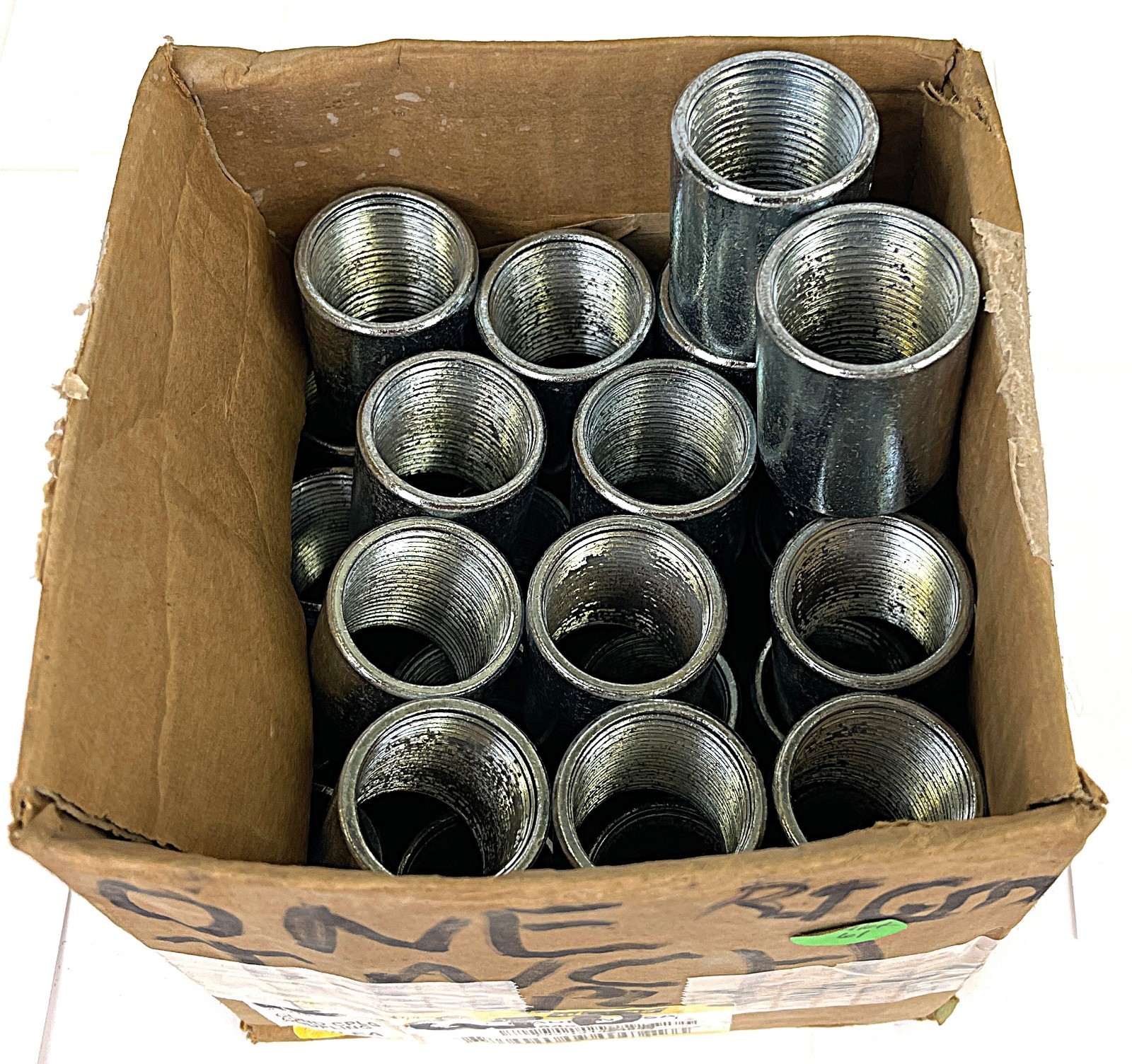 WHEATLAND TUBE, 1″ CONDUIT COUPLINGS, 1 LOT OF 60, STAMPED UL, SURPLUS