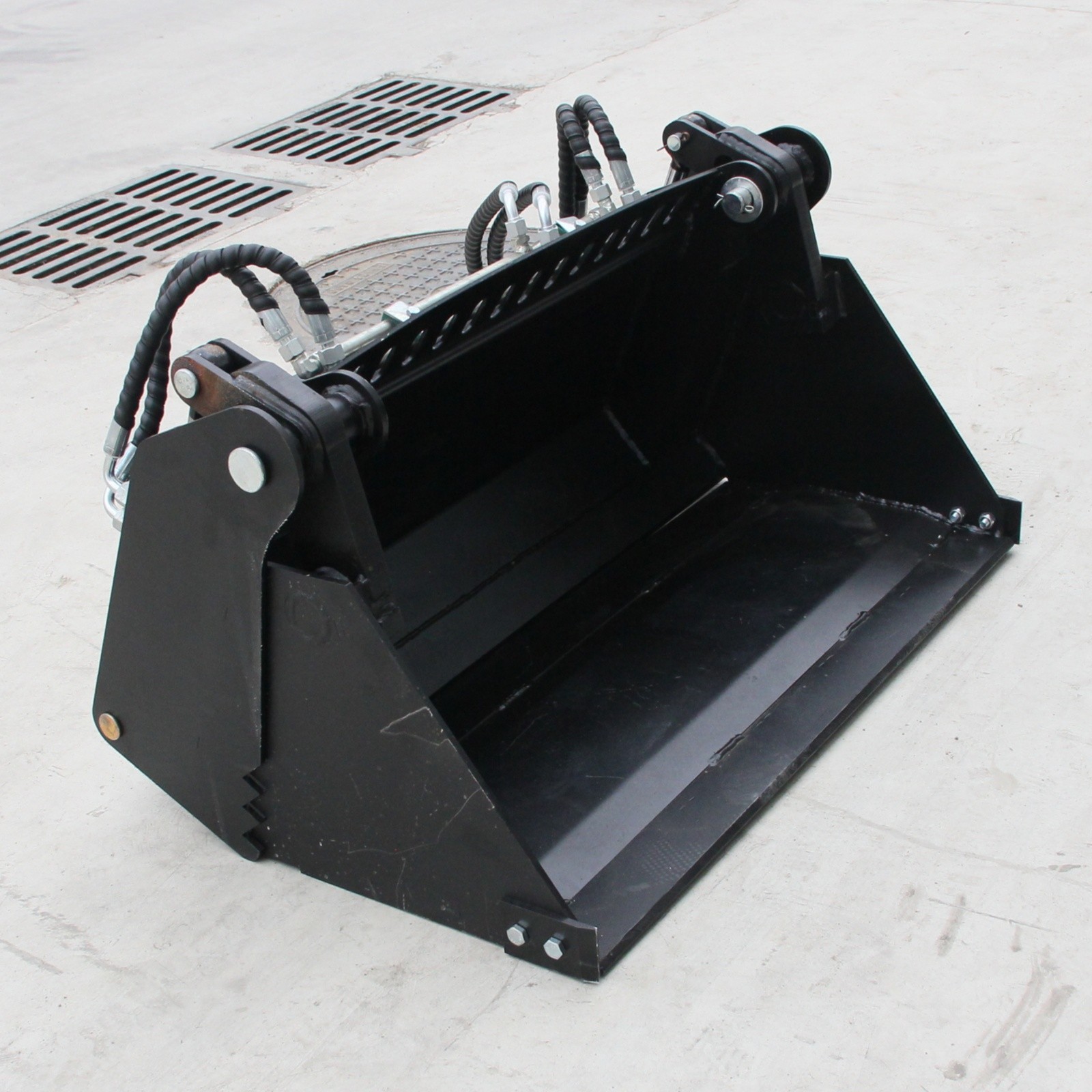 4-in-1 Combination Hydraulic Bucket Fits Mini Skid Steer Loader FREE SHIPPING