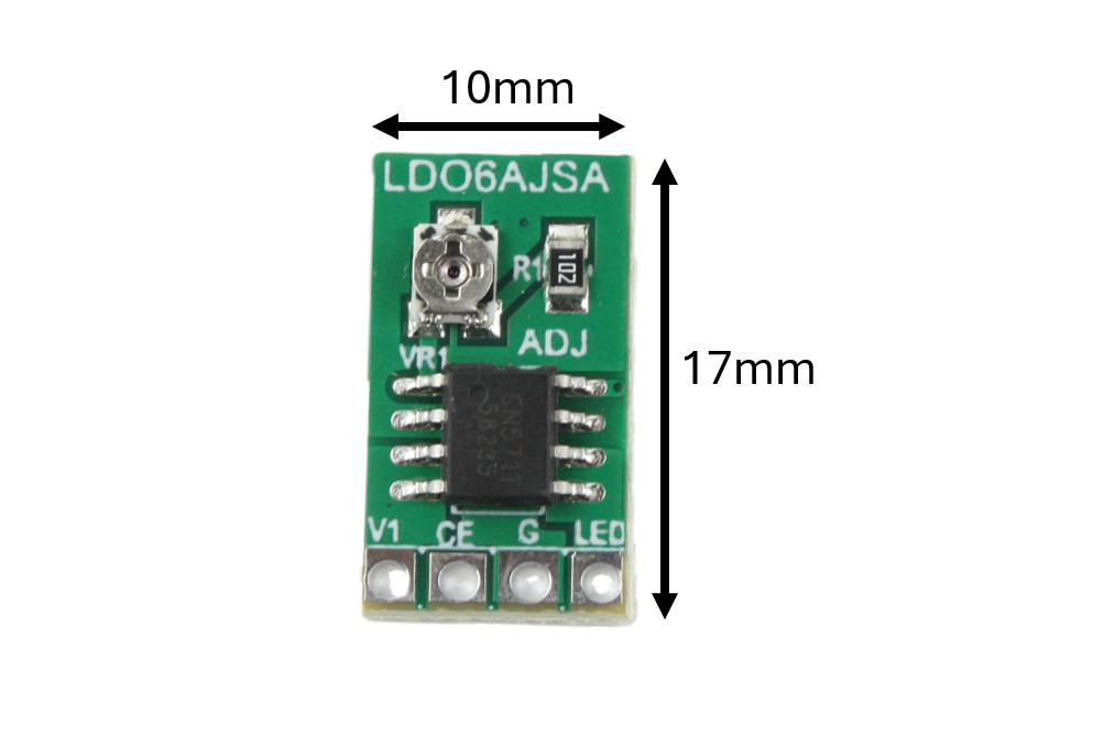 5Pcs DC 3.3V 3.7V 5V LED Driver 30-1500MA Constant Current Adjustable Module PWM