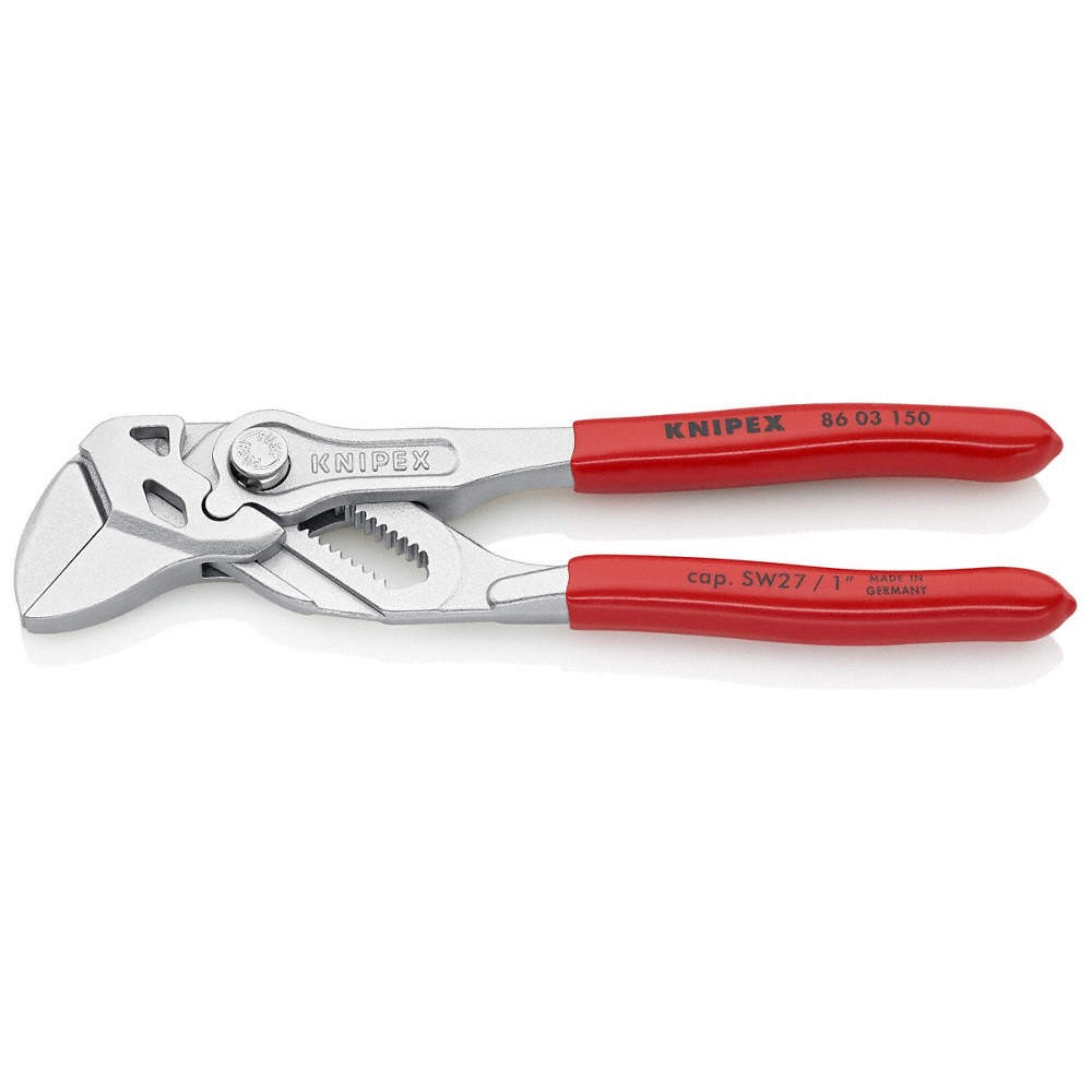 KNIPEX 86 03 150 Plier Wrench,6″ L 5ETP3