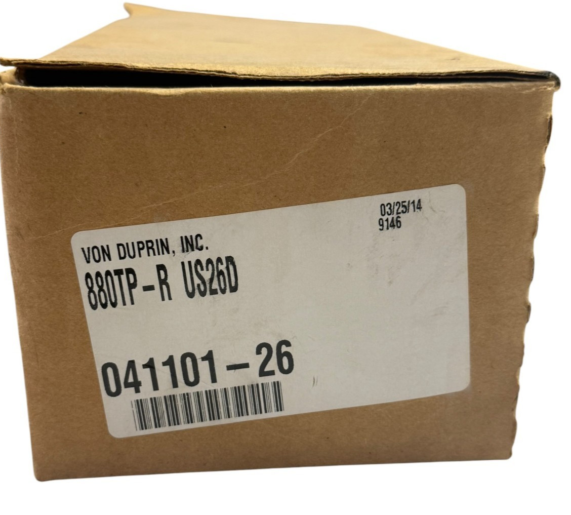 880TP-R US26D Von Duprin 880TP Thumbpiece Trim for Rim Device Stainless CHROME