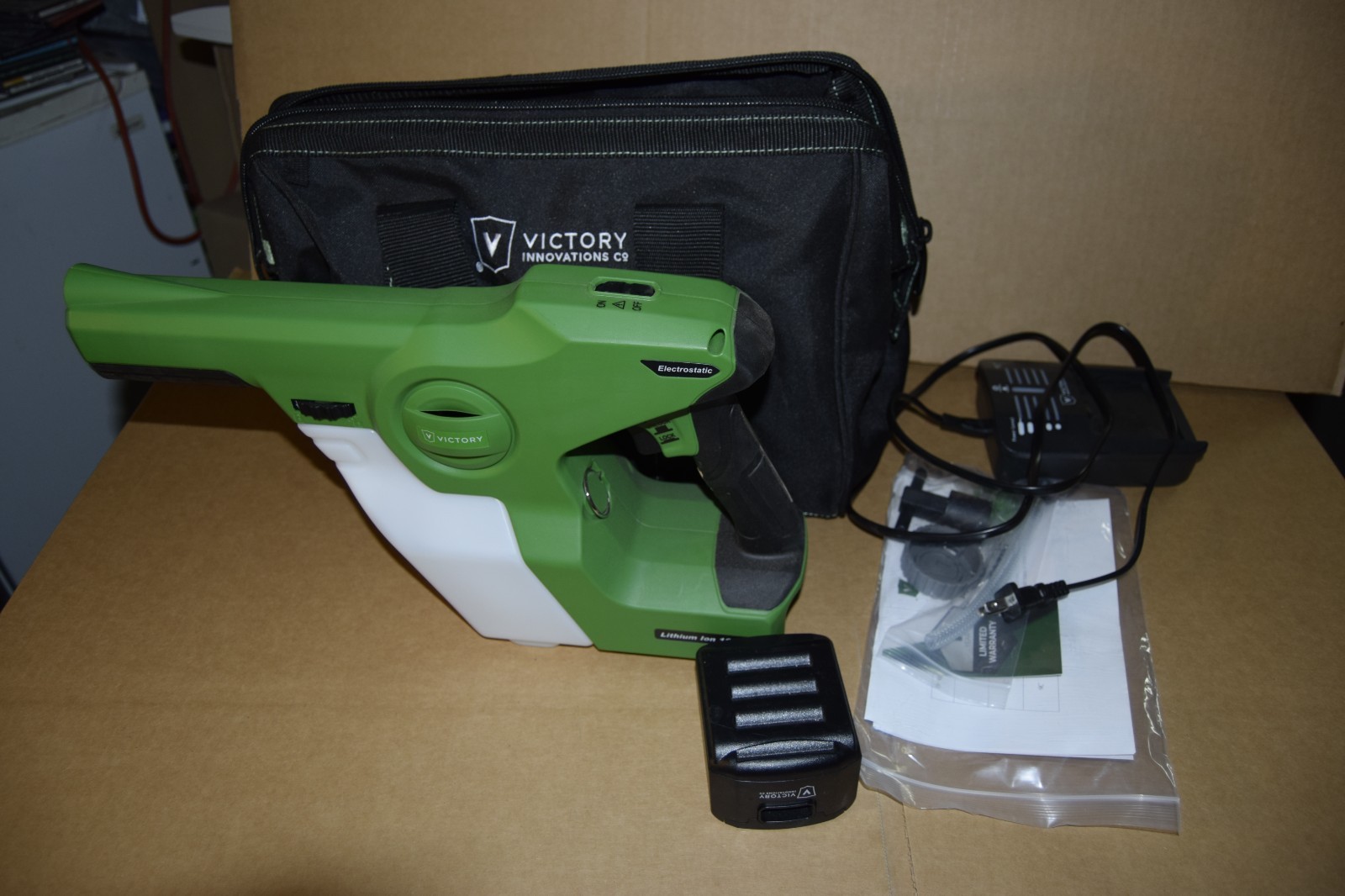 New! Victory Innovations VP200ES Electrostatic Sprayer Kit with Bag