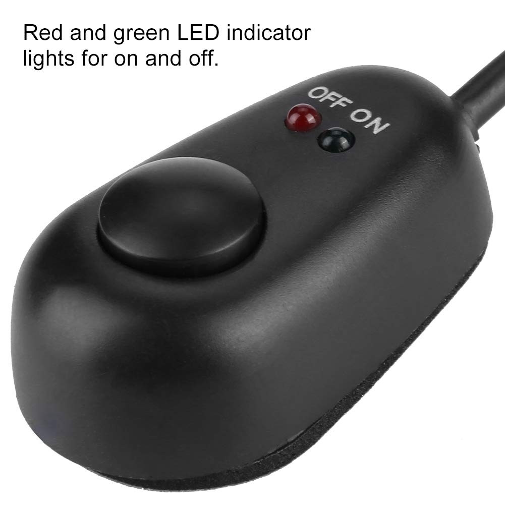 Paste Type Car Push Button Switch Water Drop Shape 12V Red Green LED Light