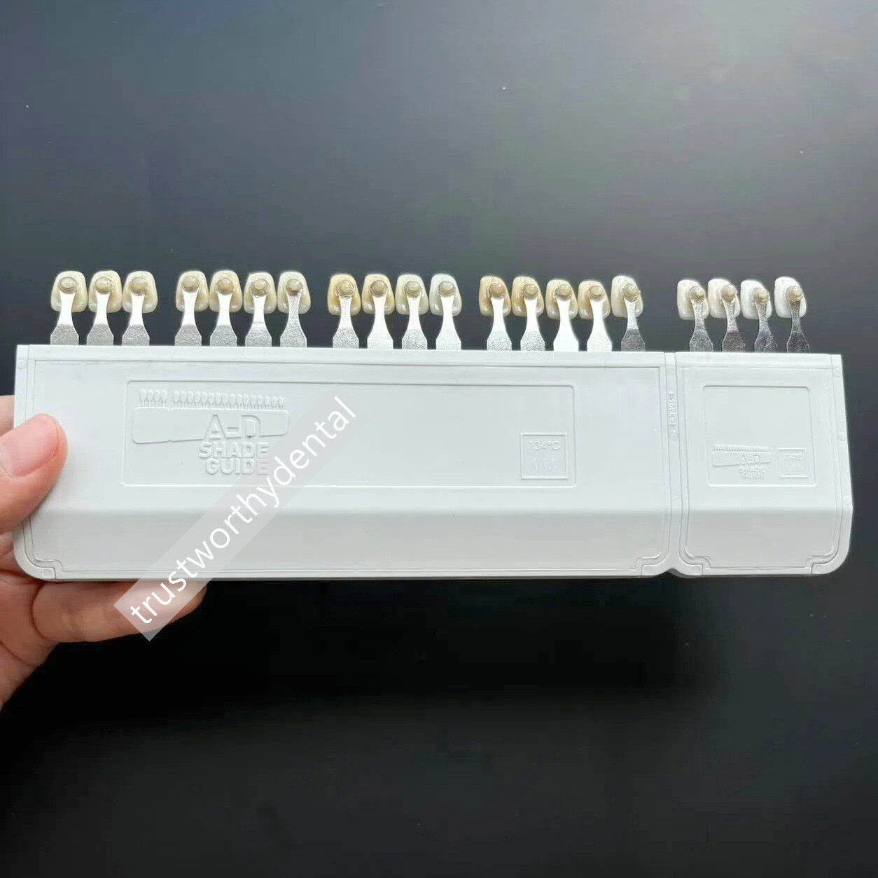 Dental 16 A–D Shade Guide 4 Bleach Shades Bleach Classical Based Vita 20Shades