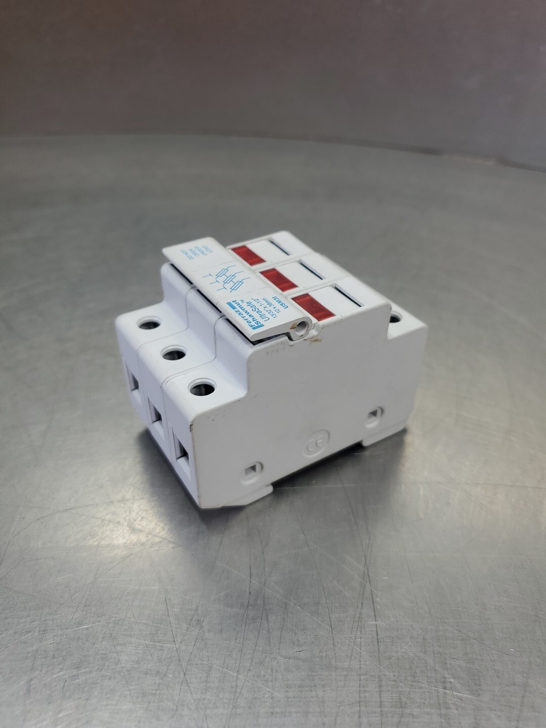 Ferraz Shawmut USM3I Y219073 Fuse Holder w/3-A60Q20-2 Fuses. 4D-30