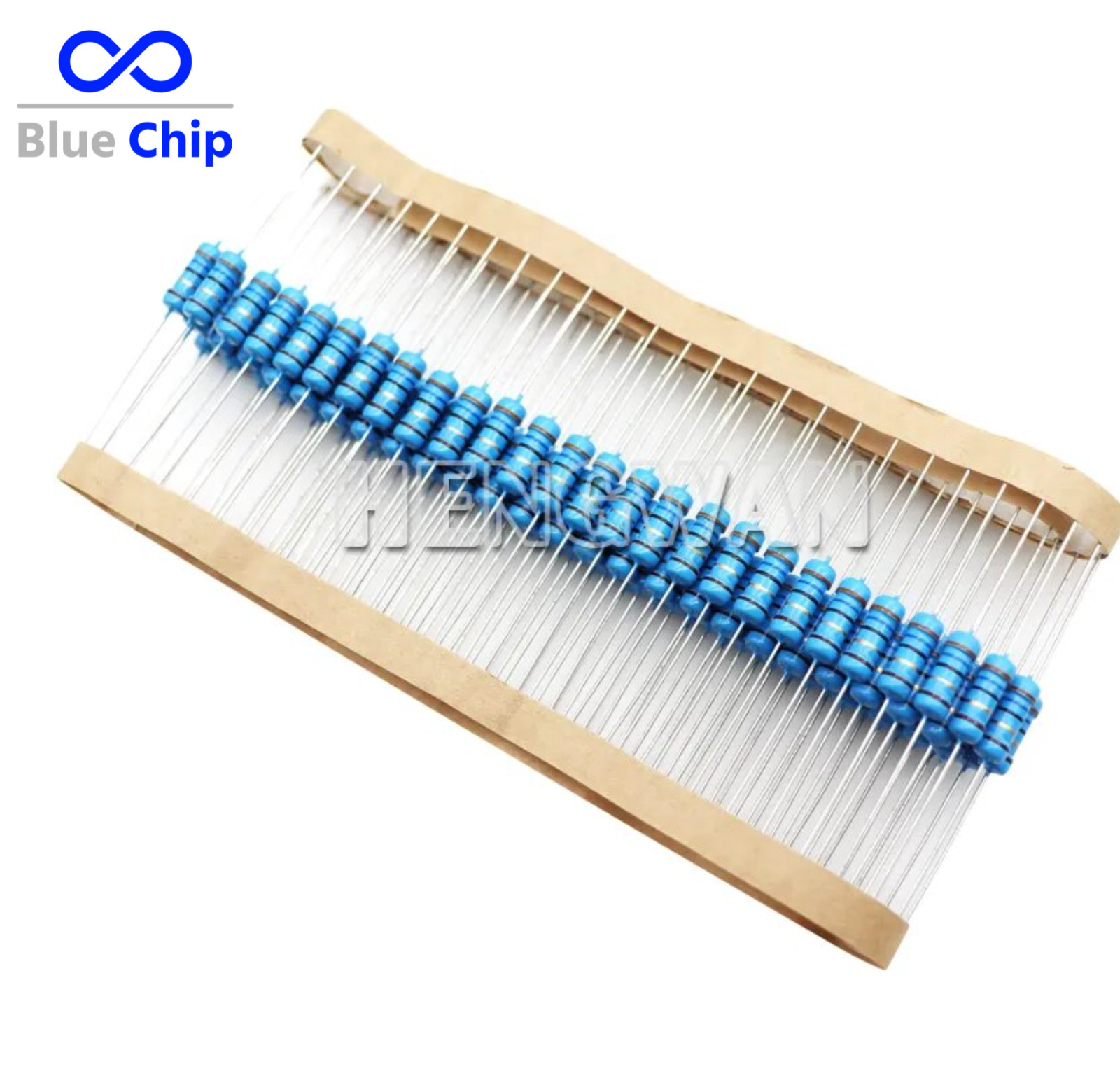 20pcs 1 Watt Resistors Metal film 1% 0.1 ohm to 2.2M ohm