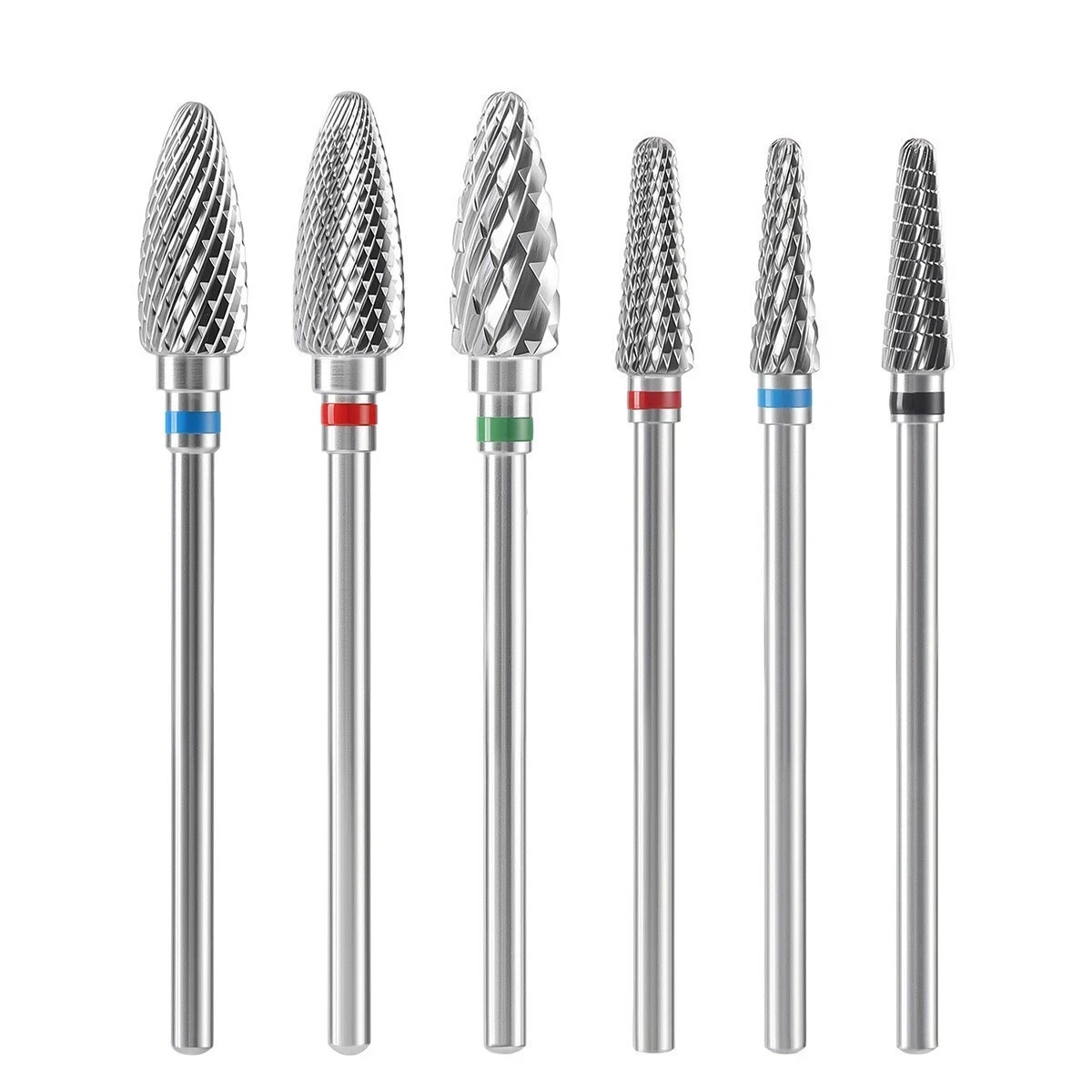 6 Types Lab Dental Low Speed Tungsten Carbide Polishing Cutting Burs Steel HP