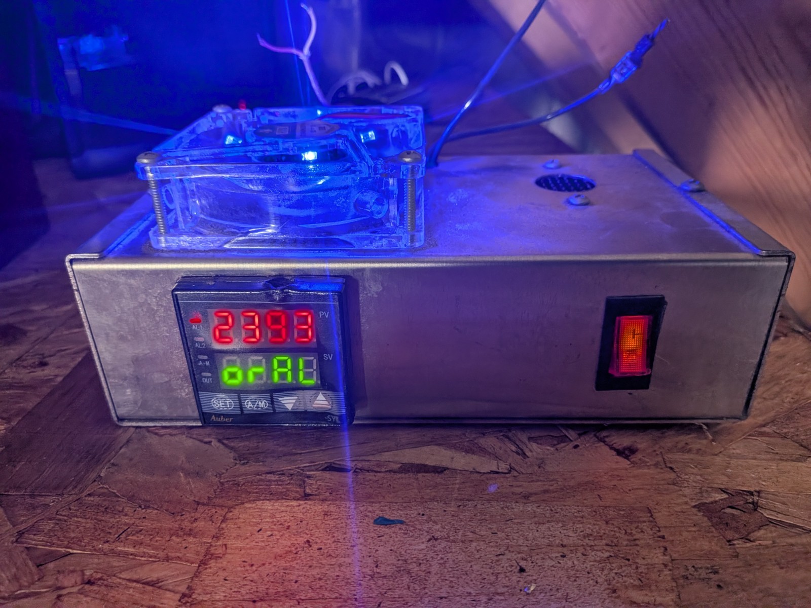 Tabletop Furnace Kiln Digital PID Temperature Controller Box Auber SYL w/ Probe