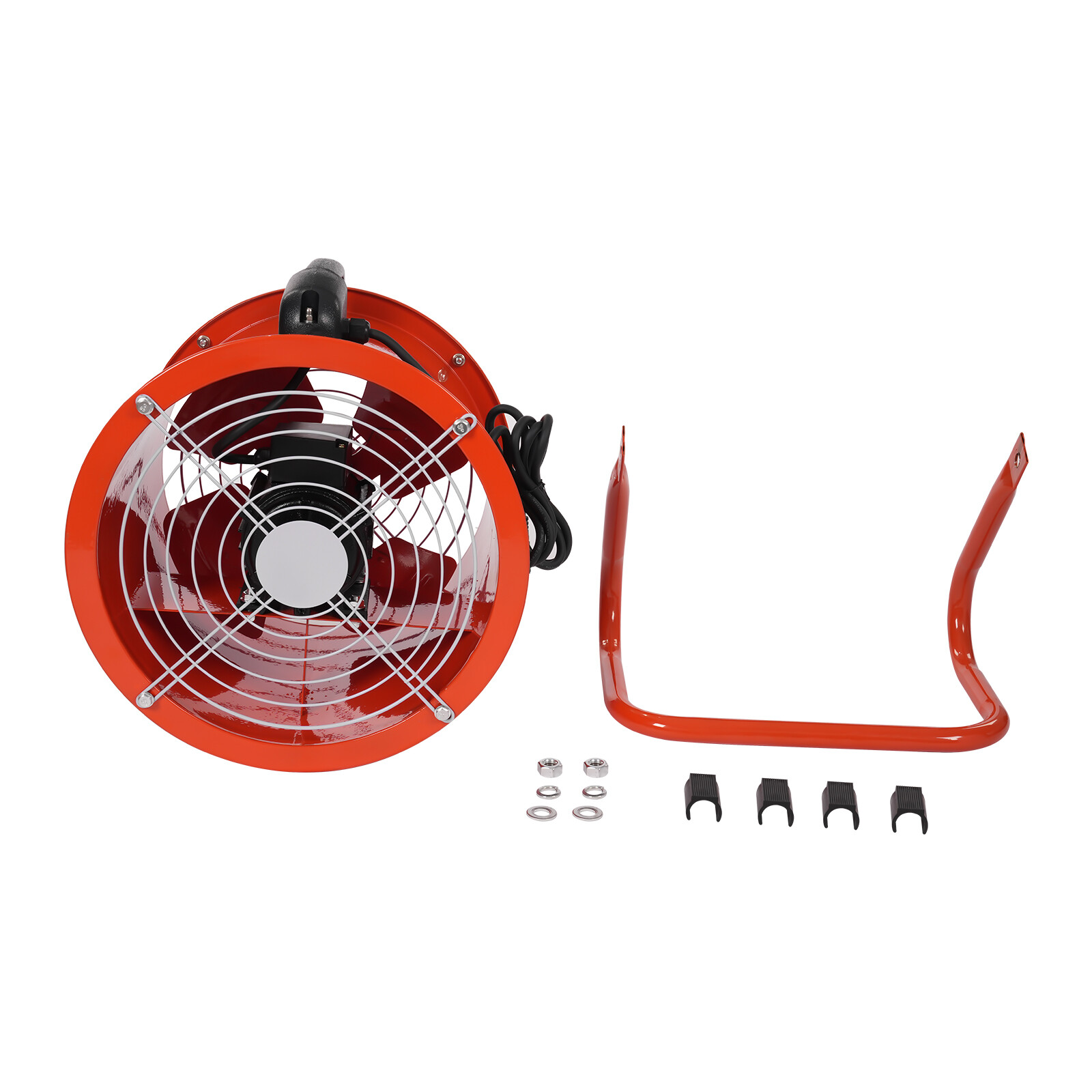 Axial Blower Exhaust Fan 12″ Portable Exhaust Fan Utility Blower Fan Ventilation