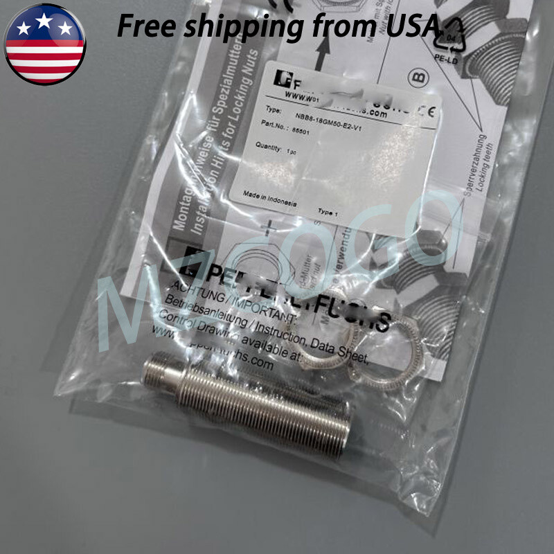 New For Pepperl Fuchs NBB8-18GM50-E2-V1 Proximity Sensor 10-30v-dc 200mA 4-Pin