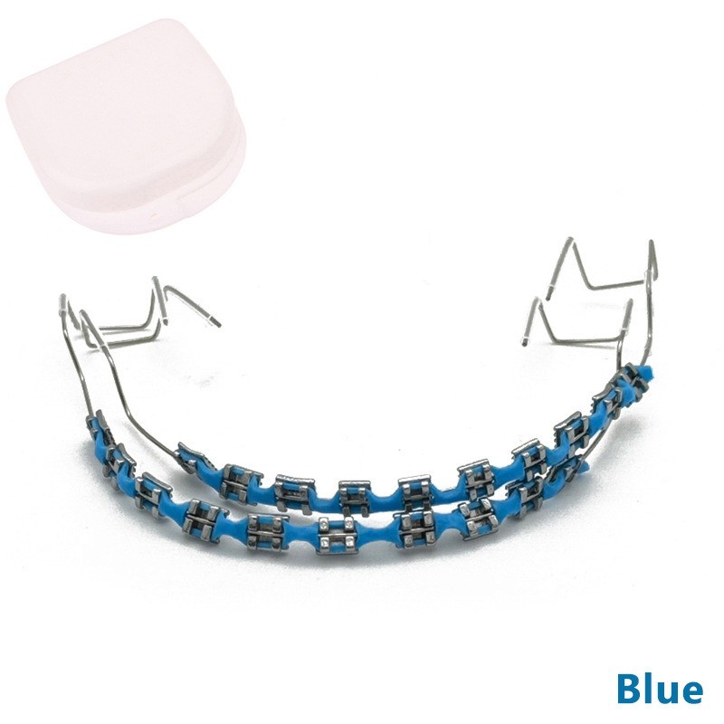 Fake Braces For Teeth Temporary False Fake Brackets Metal Wires Bracket
