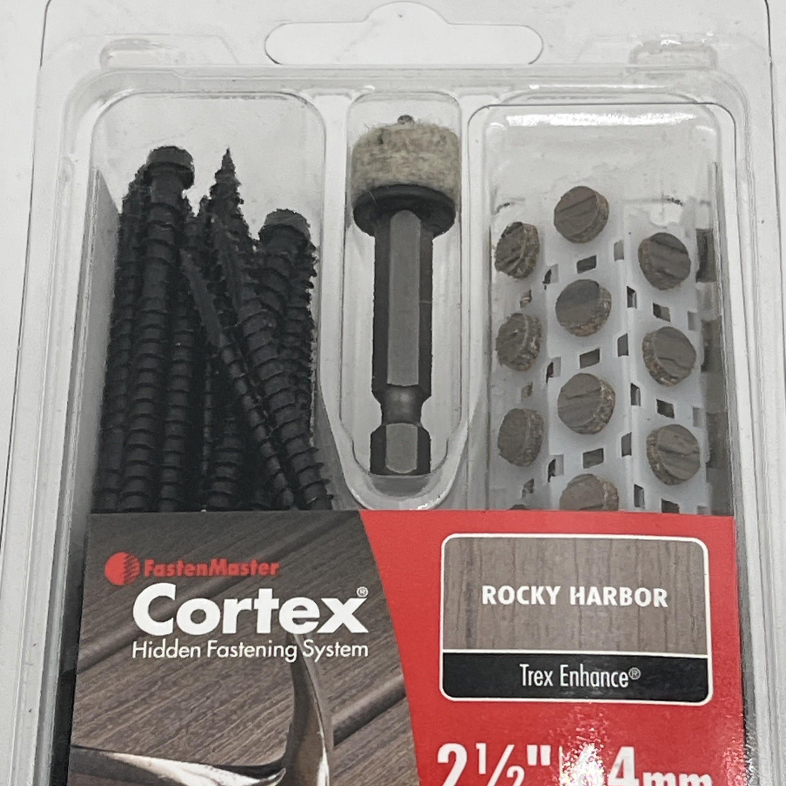 NEW!! FastenMaster 75pc Rocky Harbor Collated Cortex Trex Composite Deck Screw