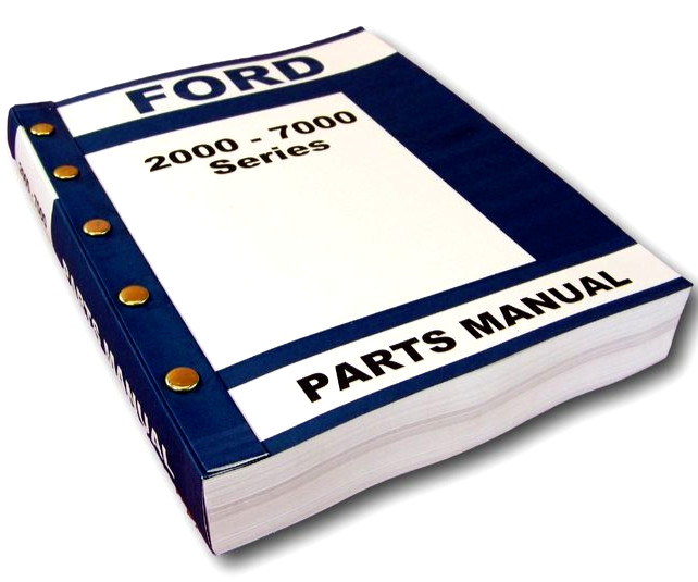 Ford 2000 3000 4000 5000 7000 Series Tractor Parts Manual Catalog