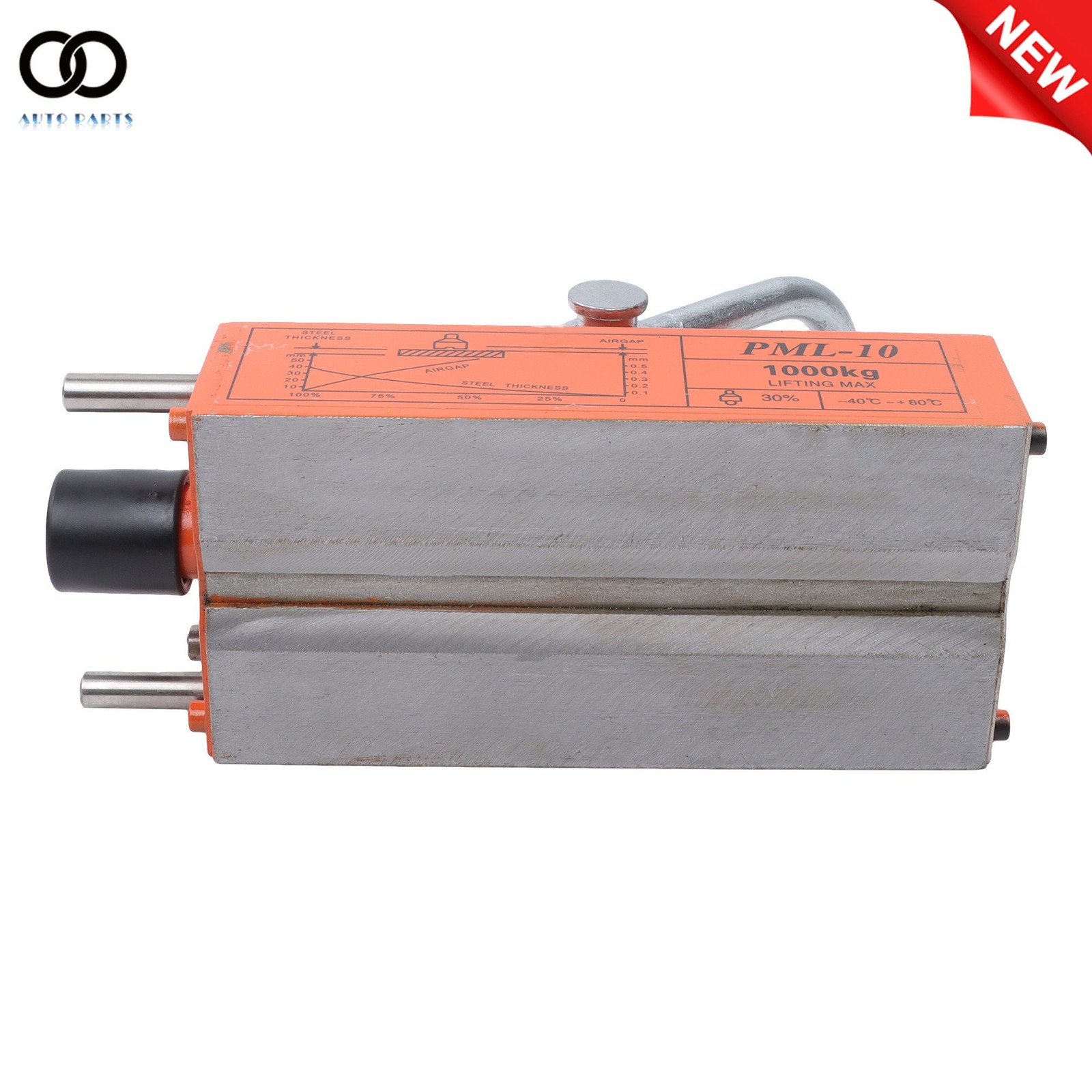 2200lbs 1000kg Steel Magnetic Lifter 2 Safety Factor, Heavy Duty Crane Hoist