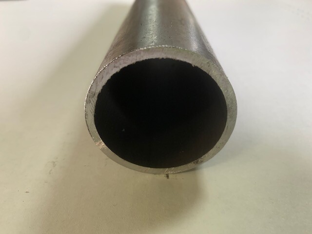 2.25″ OD x 1/8″ Wall DOM Seamless Round Tube x 5″ Long, Mild Steel Tubing